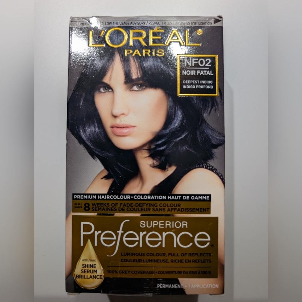 L'Oreal Noir Fatal (Deepest Indigo) Hair Colour